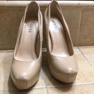 Guess nude heels size 7